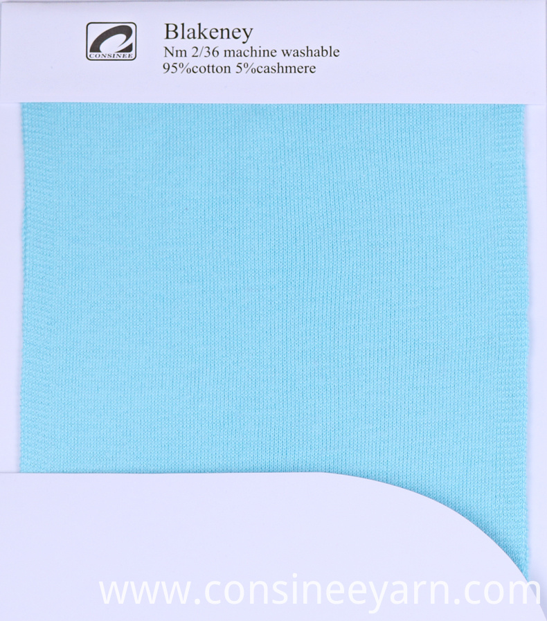 95 ბამბა 5 ქაშმირის ნართი 95 Cotton 5 Cashmere Yarn
